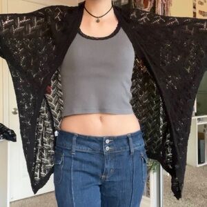 adorable gothic cardigan shawl